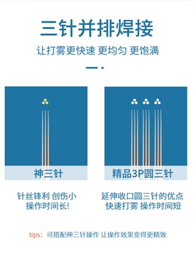 纹绣针3p神针手工收口