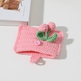 Вязаная сумка ручной работы, картхолдер, крючок для вязания, набор материалов, DIY, подарок на день рождения