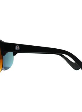 Moncler墨镜太阳眼镜ML0049 02C磨砂黑红色镜面灰色