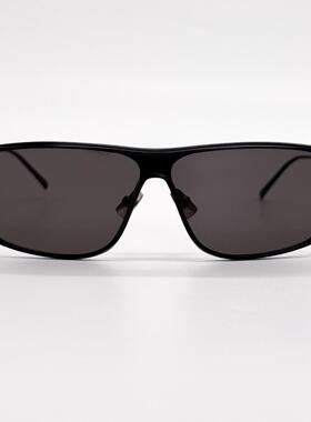 SAINT LAURENT圣罗兰LUNA SL605 002银太阳眼镜墨镜盾形黑色眼镜
