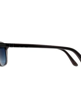 Persol墨镜太阳眼镜PO3019S 1196S3透明灰蓝色渐变偏光