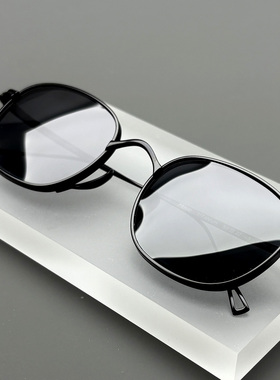 本万年龟纯钛日式大码墨镜男女款