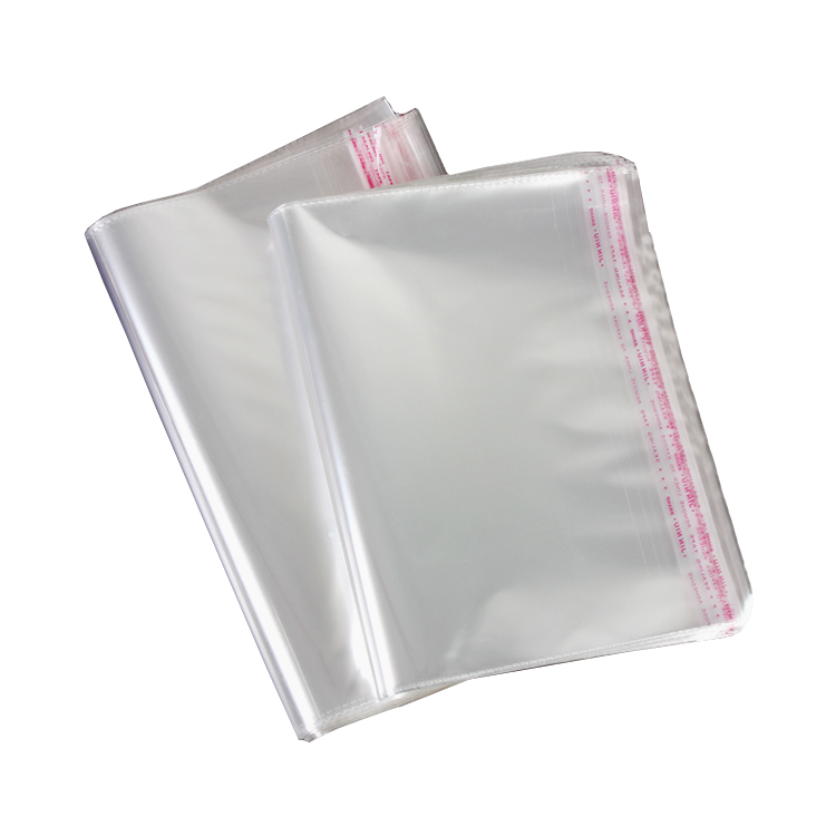 OPP袋不干胶自粘袋透明塑料自封袋子服装衣服包装袋 5丝宽度6cm-图3