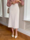 New spring and summer mid-length one-step suit skirt