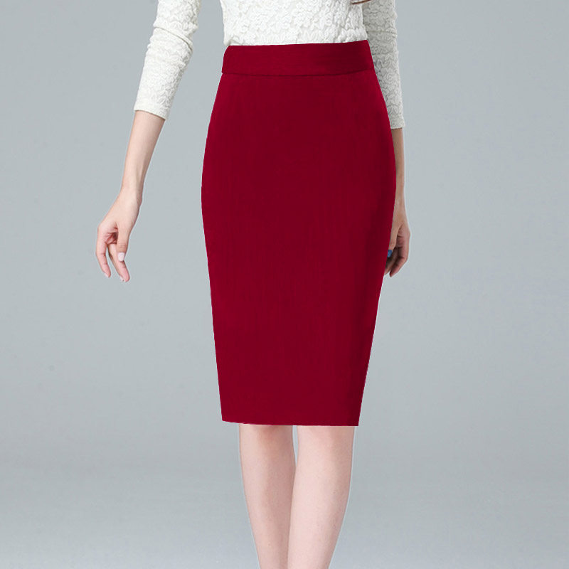 朵写新款春秋包臀修身显瘦半身裙 朵写半身裙