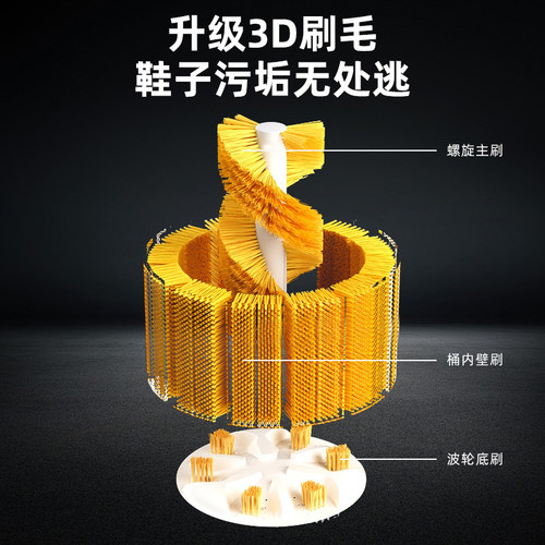 奥克斯洗鞋机全自动家用小型洗鞋神器烘干洗脱一体宿舍租房刷鞋机 - 图1