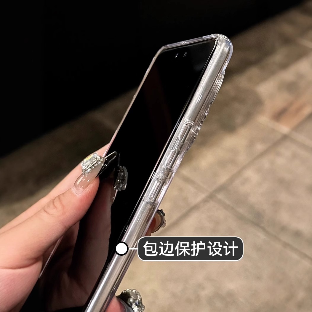 透明支点壳O1S适用华为nova13手机壳12新mate60pro高级p70薄50/40磁吸支架360度荣耀300旋转89车载充电magic7 - 图2