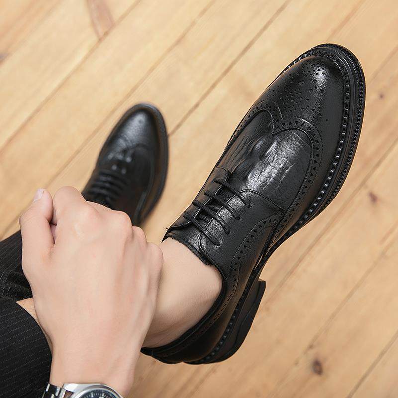 1032e布男鞋英伦韩版西装潮流新郎结婚商务正装休闲棕色皮鞋男增,淘宝优惠券,粉丝福利购,淘宝优惠卷
