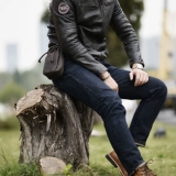 Кожаная поясная сумка, трендовый ремень, на шнурках