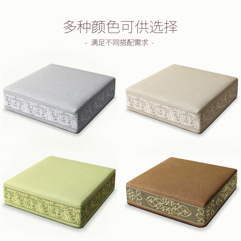 正念山棕蒲团茶道坐垫加厚圆形冥想静坐垫方形榻榻米瑜伽四季适用