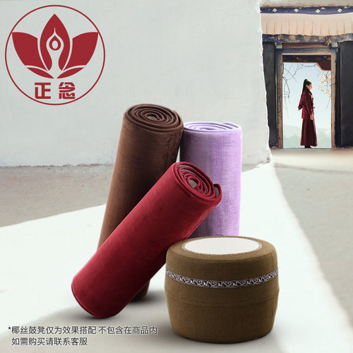 正念超顺滑拜垫加宽加厚运动专用防滑垫高回弹不掉屑四季垫蒲团 - 图1