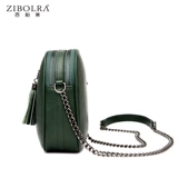 Сумка для телефона, маленькая цепь, небольшая сумка, сумка на одно плечо, из натуральной кожи