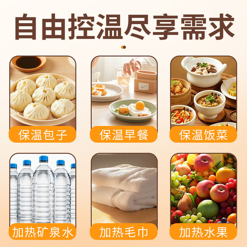 便携电加热保温箱家用小型牛奶热饮柜加热恒温饭菜办公室宿舍节能 - 图0
