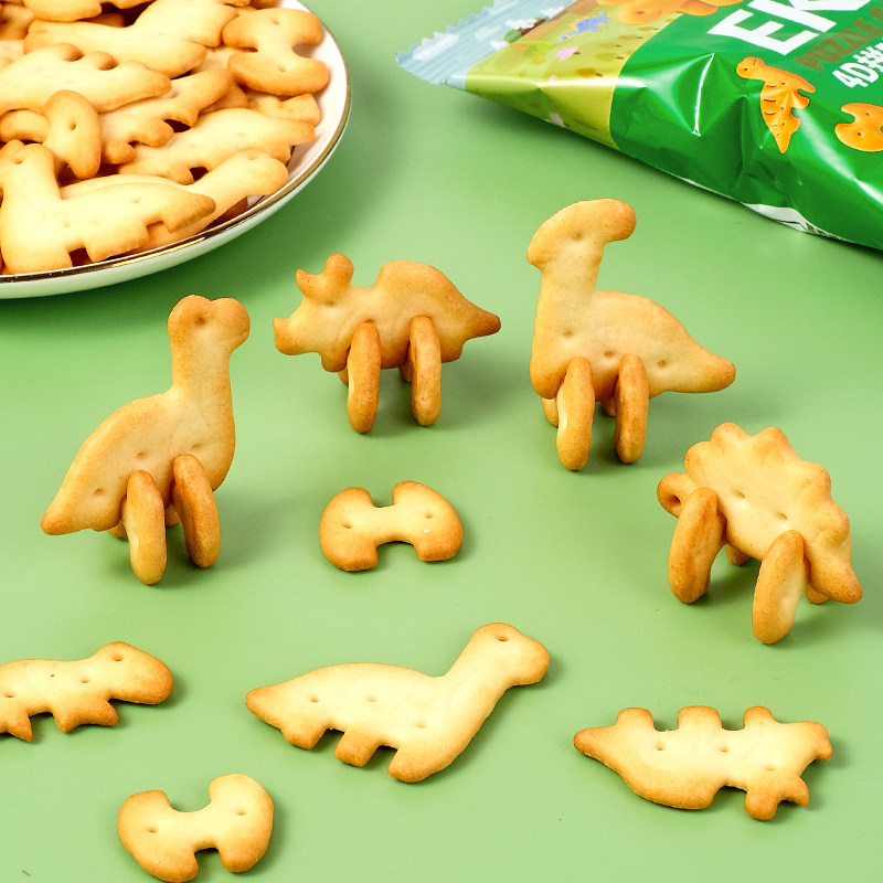 EKE趣味拼图饼干恐龙造型学习儿童早餐高钙饼干休闲小零食批发,淘宝优惠券,粉丝福利购,淘宝优惠卷