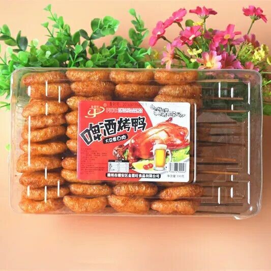 金喜旺豆制品辣条批发网红零食小吃冰糖葫芦型啤酒烤鸭味辣条18串