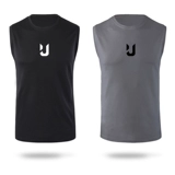 Спортивный быстросохнущий летний жилет для спортзала без рукавов, баскетбольная футболка для тренировок