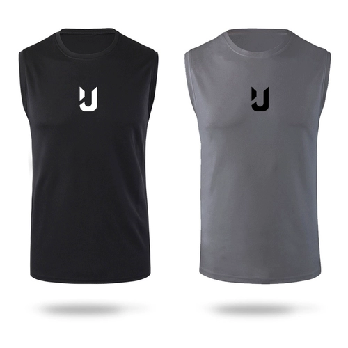 Спортивный быстросохнущий летний жилет для спортзала без рукавов, баскетбольная футболка для тренировок