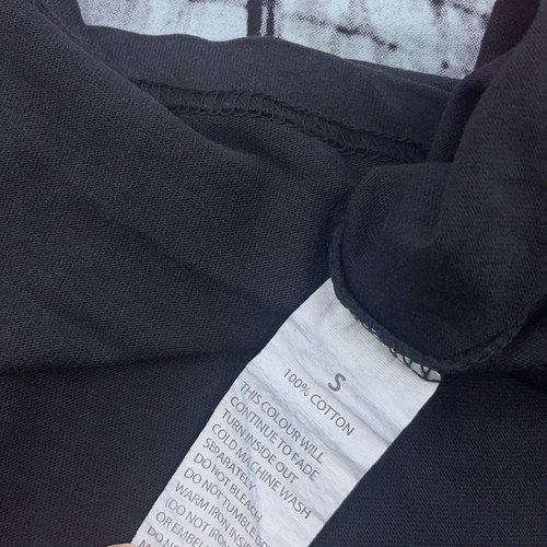 纯棉水洗做旧嘻哈2pac短袖T宽松oversize - 图2