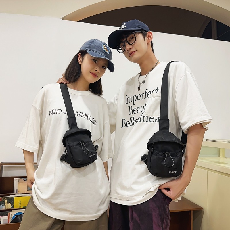 高中生休闲斜挎包男孩帅气儿童腰包潮青少年单肩轻便初中学生胸包,淘宝优惠券,粉丝福利购,淘宝优惠卷