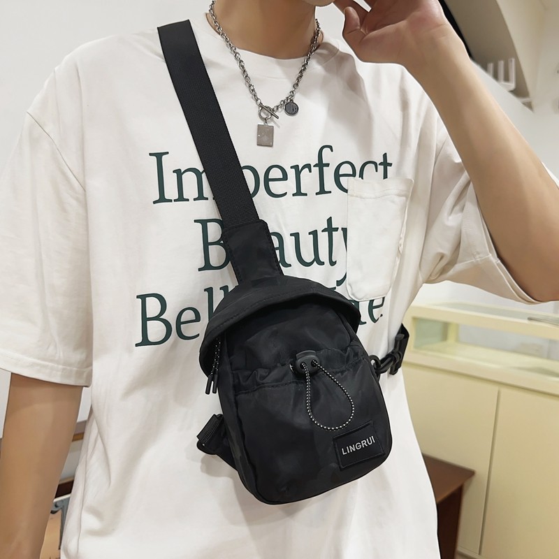 高中生休闲斜挎包男孩帅气儿童腰包潮青少年单肩轻便初中学生胸包,淘宝优惠券,粉丝福利购,淘宝优惠卷