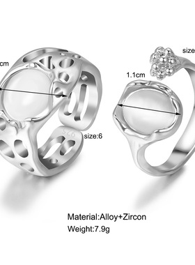 小众设计轻奢高级感气质食指戒指