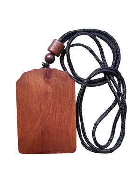 武当山文创雷击枣木真武大帝玄天上帝吊坠随身平安福挂件无事牌