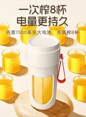 便携电动碎冰直饮双盖榨汁杯