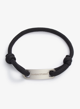 【四周年限定】SANBAI 叁佰金属弯牌可调节手绳