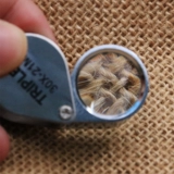 Портативная складная детская лупа для школьников, монеты для пожилых людей из нефрита, ювелирное украшение, увеличение в 30 раз, 21mm