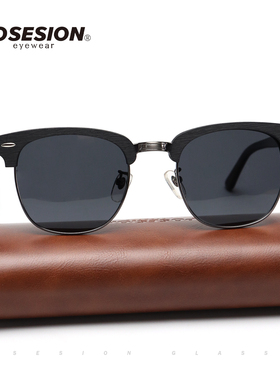 墨镜方形偏光复古风太阳眼镜