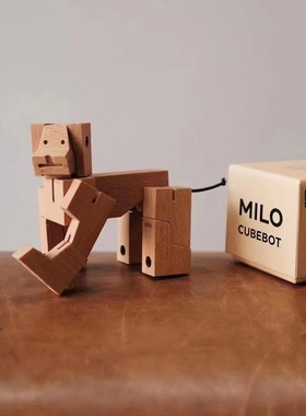 美国Areaware变形魔方机器狗玩具