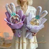 Сухие цветы полны звезды Delu Cartoon Cartoon Creative Network Знаменитость Bobo Ball Bouquet День рождения, чтобы подать девушкам подарки