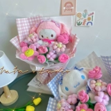 Sanrio, мультяшная плюшевая милая кукла, букет, креативный подарок
