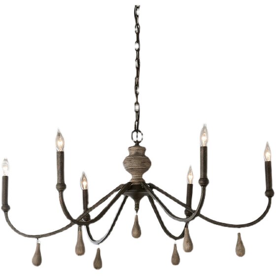 Villa B&B soft decoration retro chandelier