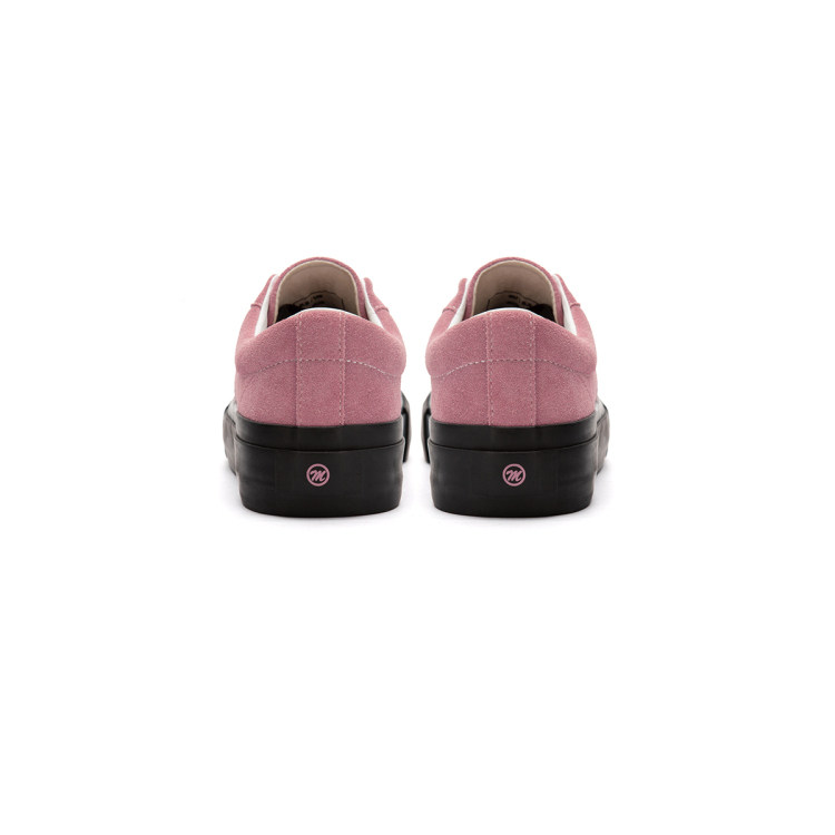 MATNUT BLOOD 翻毛皮 藕粉色 小众原创 国潮 低帮 板鞋 - 图3