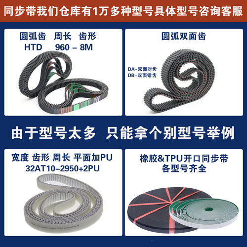 橡胶同步带STD1880/1890/1910/1940/1950/1960/1980-S5M传动皮带 - 图0