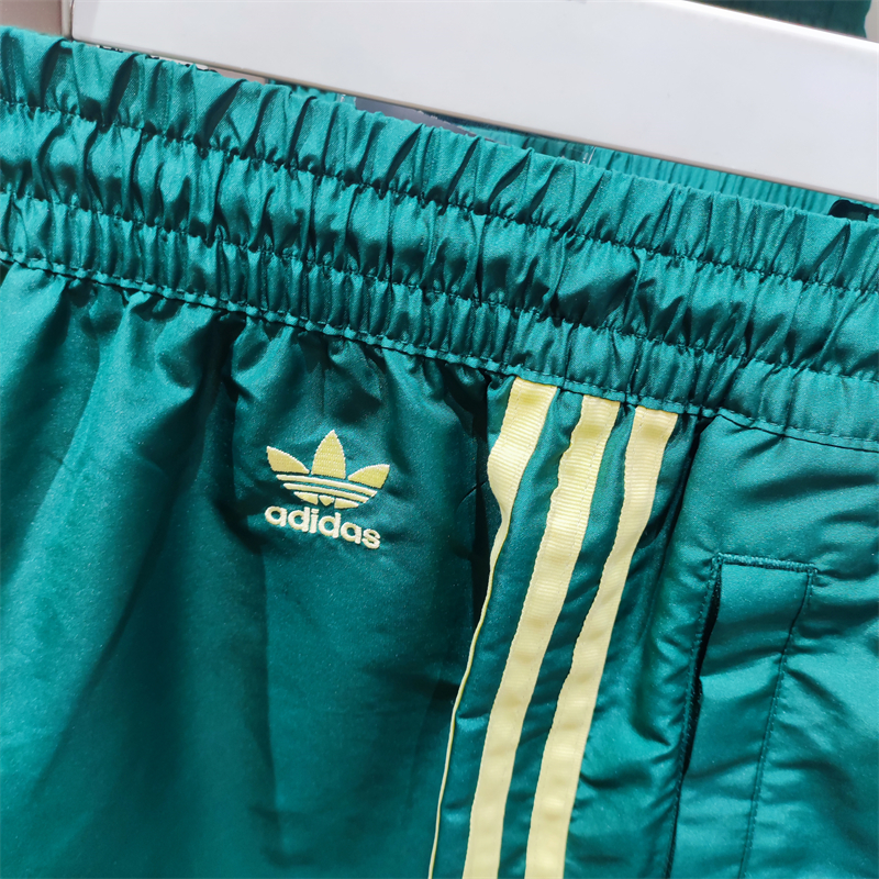 Adidas阿迪达斯三叶草女条纹字母印花运动梭织长裤 IW6291 IW6289 - 图2