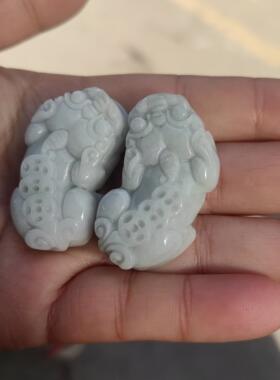 玉阅珠宝男女翡翠天然吊坠