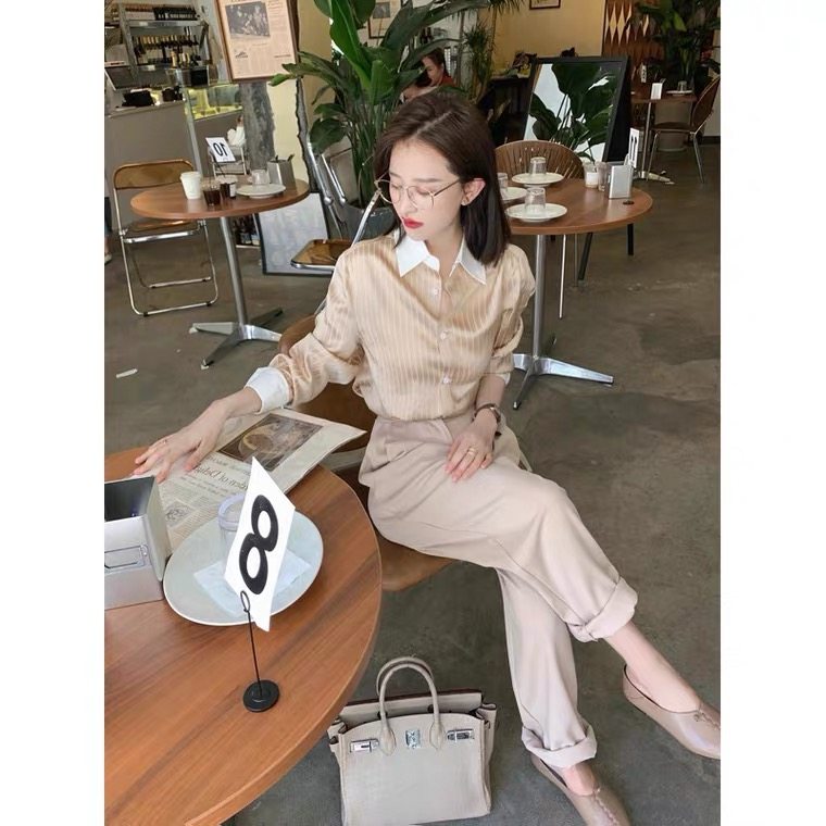 甜美艺术感别致雪纺女春装法式衬衫 蒂曼芳衬衫