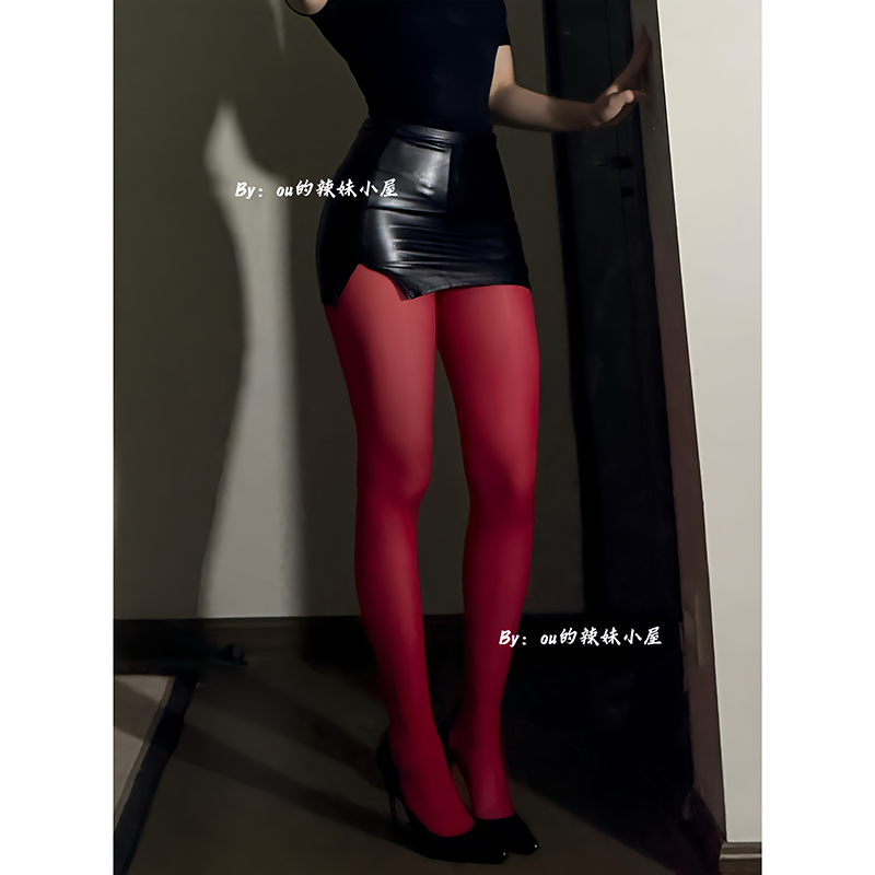 ou的辣妹小屋【映红】马油袜912针高密油光连裤袜性感加长油亮,淘宝优惠券,粉丝福利购,淘宝优惠卷