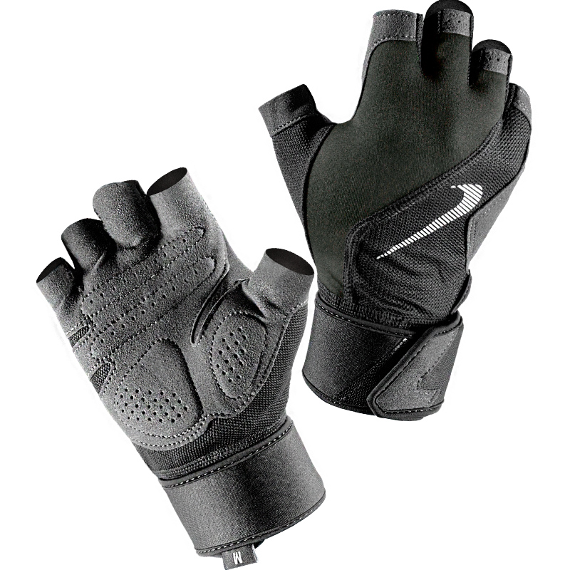 nike耐克健身手套男护腕半指防起茧引体向上运动器械训练防滑哑铃 - 图3