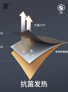 防风发热抗菌羊毛黑色加厚保暖帽