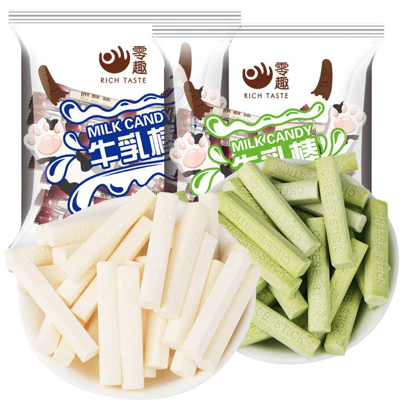 零趣牛乳奶酪棒干吃酸奶片营养健康 千味源食品奶酪