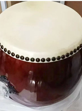 台湾牛皮鼓套装扁鼓全套