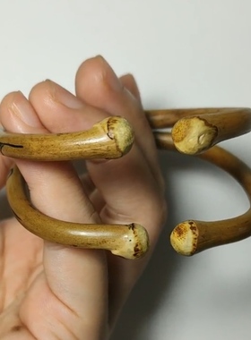 鸡血藤雕刻手镯西藏野生情人节