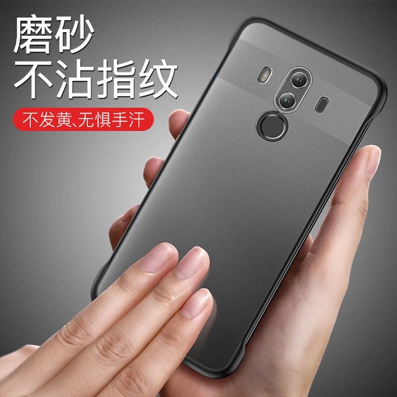 适用华为mate10pro手机壳mate20x无边框透明磨砂硬壳半包保时捷版-图3