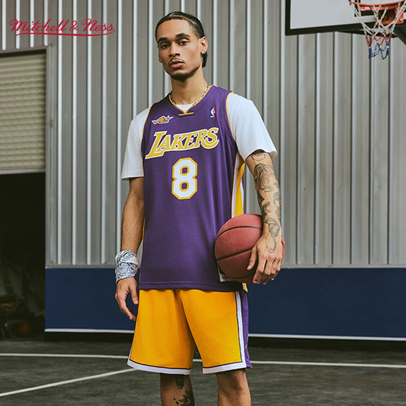 Джерси Кубка NBA Kobe Bryant от Lakers Official MN Реплика №8 №24 Версия игрока (подарочная коробка)