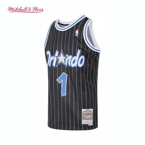 魔术队哈达威94-95赛季NBA官方MN复刻1号球衣SW球迷版 - 图0