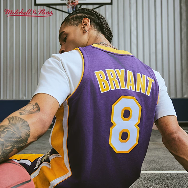 Джерси Кубка NBA Kobe Bryant от Lakers Official MN Реплика №8 №24 Версия игрока (подарочная коробка)