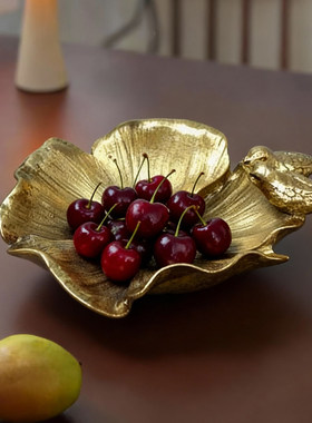 新中式铜花鸟失蜡法收纳摆件乔迁